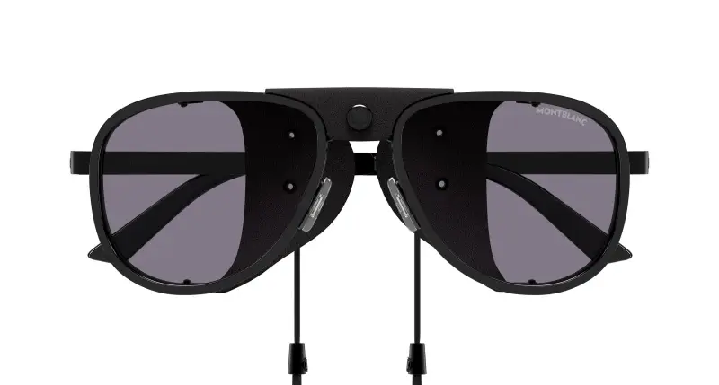 Montblanc Occhiali da sole Uomo Nero 4305085 miniatura 2