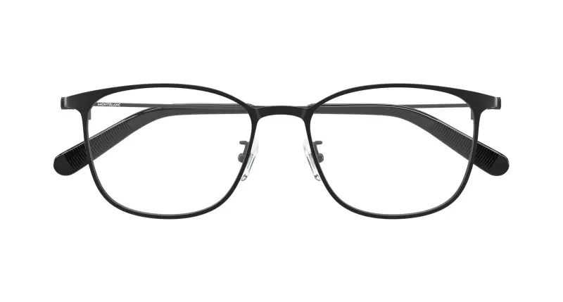 Uomo Montblanc MB0463OL 001 Montature da vista Metallo Nero Trasparente Squadrata miniatura 2