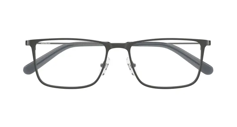 Uomo Montblanc MB0464O 002 Montature da vista Metallo Rutenio Trasparente Squadrata miniatura 2