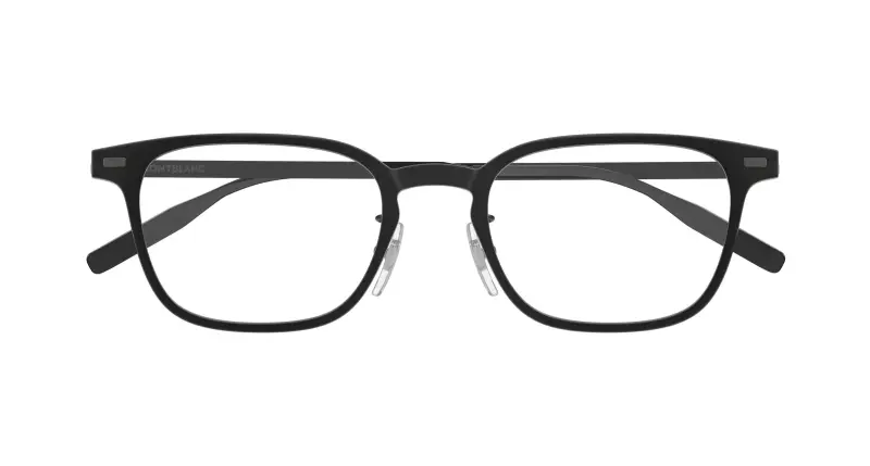 Uomo Montblanc MB0467OL 014 Montature da vista Iniettato Nero Trasparente Squadrata miniatura 2