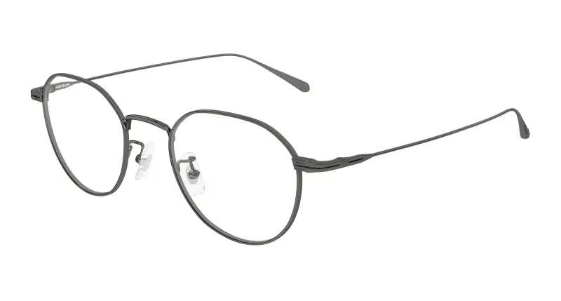 Uomo Montblanc MB0476OA 003 Montature da vista Metallo Rutenio Trasparente Geometrica