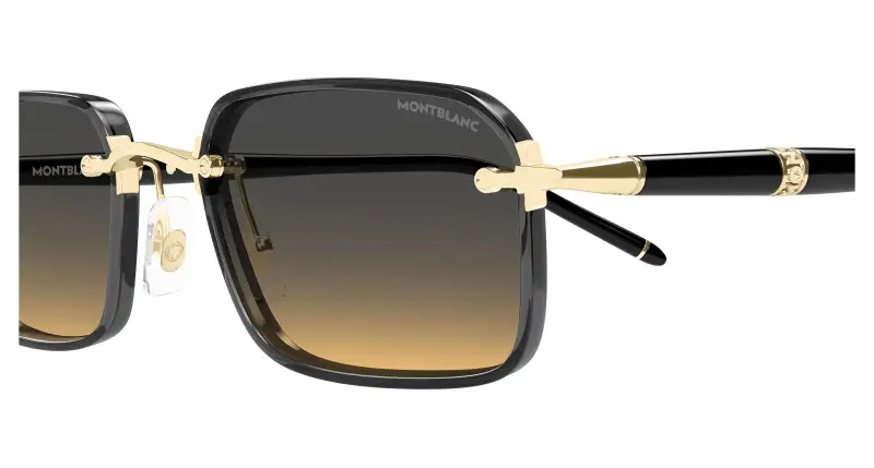 Montblanc Occhiali da sole Uomo Grigio 4305948 miniatura 3