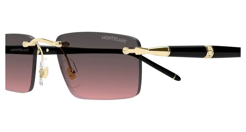 Montblanc Occhiali da sole Uomo Grigio 4305943 miniatura 3