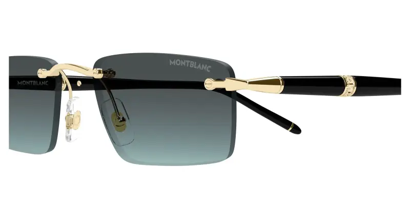 Montblanc Occhiali da sole Uomo Grigio 4305942 miniatura 3