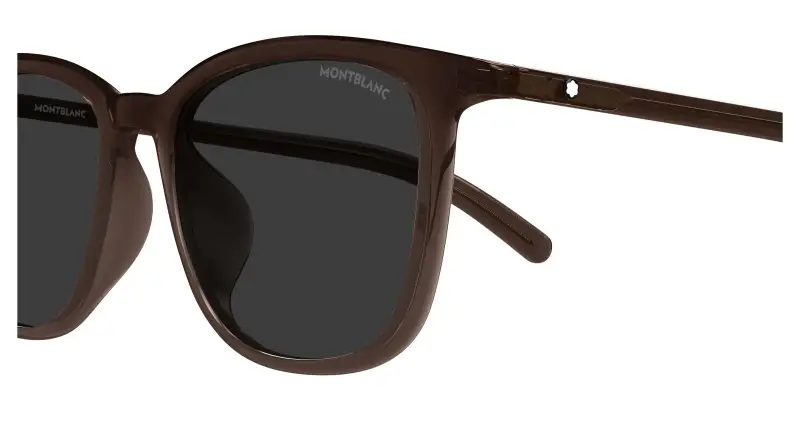 Montblanc Occhiali da sole Uomo Grigio 4302325 miniatura 3