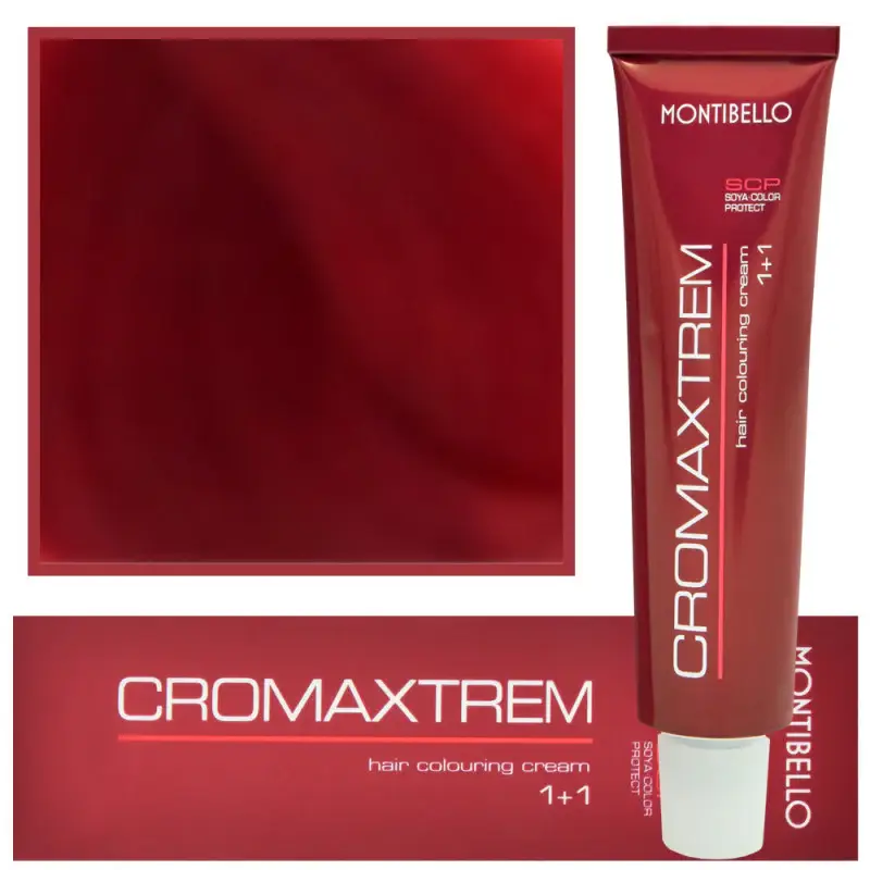 Tintura per capelli Montibello Cromatone 60ml X 77 | Rosso Intenso Xtream