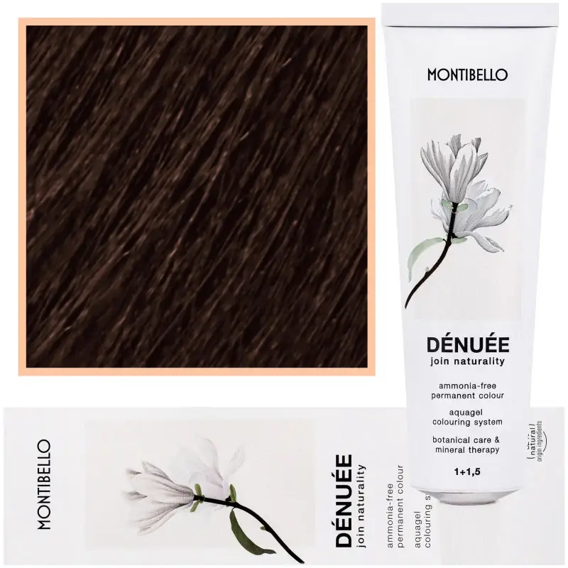 Tintura per capelli Montibello Denuee 60 ml 5,66 | Castano Chiaro Intensivo