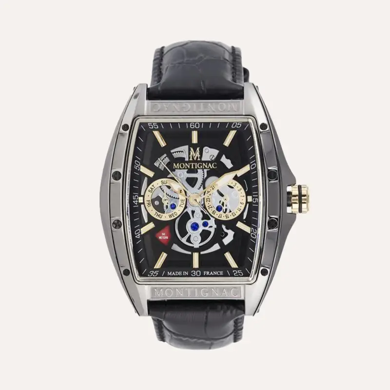 Orologio Al Quarzo Montignac Tonneau Mow702