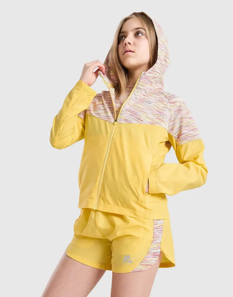 Giacca Trail Bambina Junior, giallo