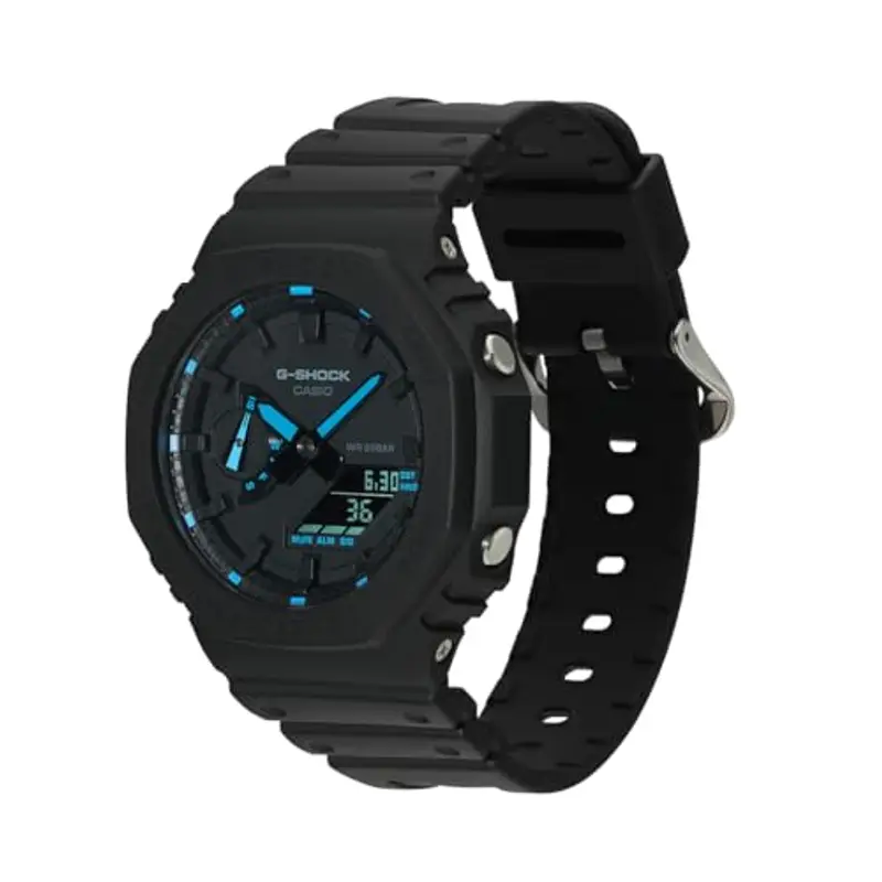 Montre - CASIO - G-Shock - Noir et Bleu résiné miniatura 2