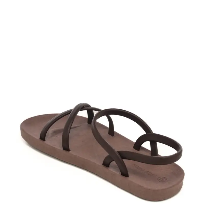 Moo Chuu sandali donna mc17 cross slim 2-10 testa di moro miniatura 3