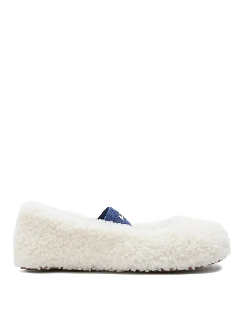 Ballerina Shearling Ice Argento
