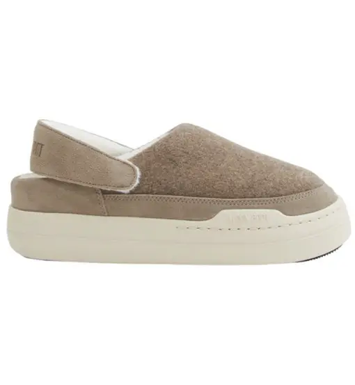 MB Park Clog Felt - doposci Brown