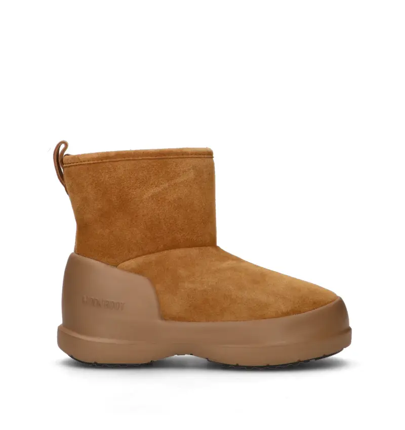 MEZZALUNA MID BOOT Stivaletto pelo donna marrone in suede Vario