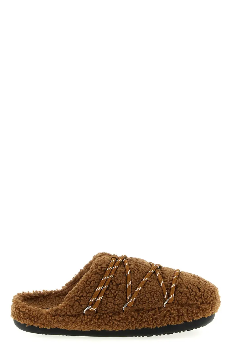 Pantofola Teddy Marrone