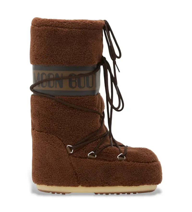 Moon Boot Stivali casual donna marroni Icon Polar