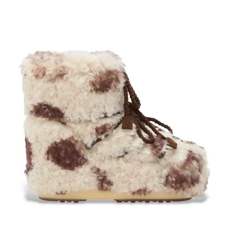 per donna 80D1409690 Stivaletti Icon Low Curly beige (36/38), Basso, Stringhe, Casual