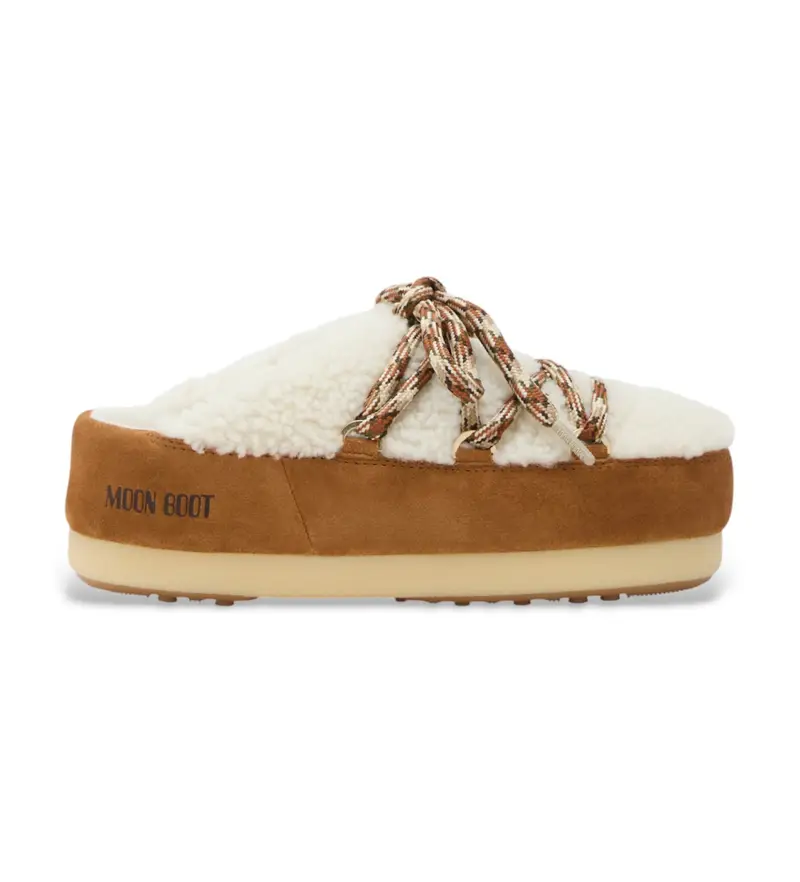per donna 80D1470100 Zoccoli Evx Shearling Brown (35/36), Pelle, Marrone, Basso, Nessuno, Casual