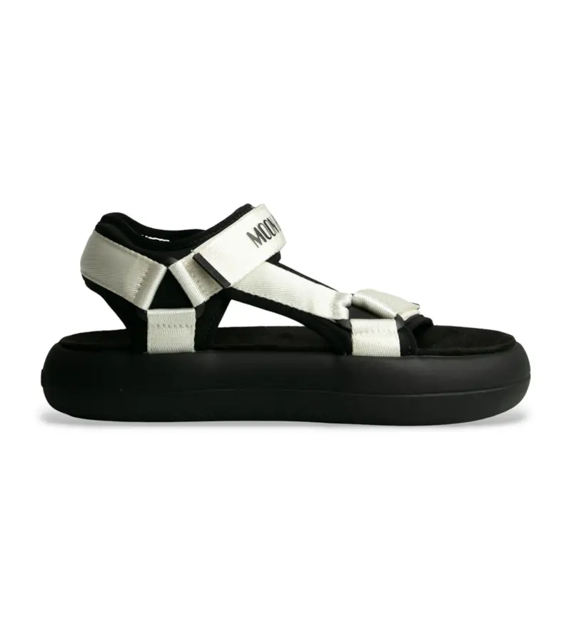 per donna 80D2420030 Sandali Icon Slide neri (36), Nero, Basso, Velcro, Casual