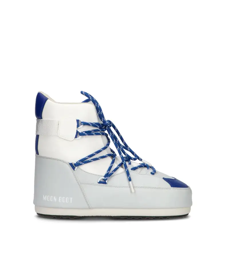 Moon Boot Sneakers Doposci Uomo Bianco e Blu