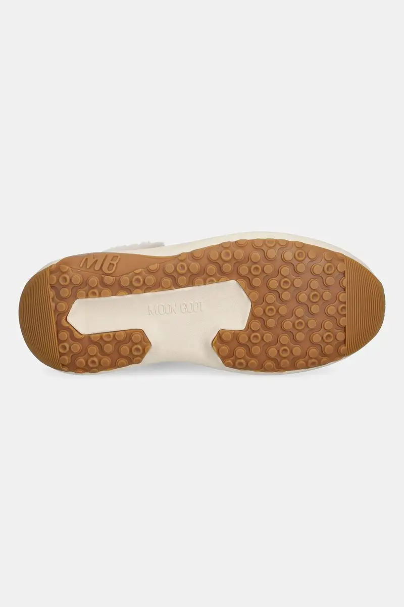 sneakers in camoscio MB MOON247 CITY SHEARLING Beige miniatura 5