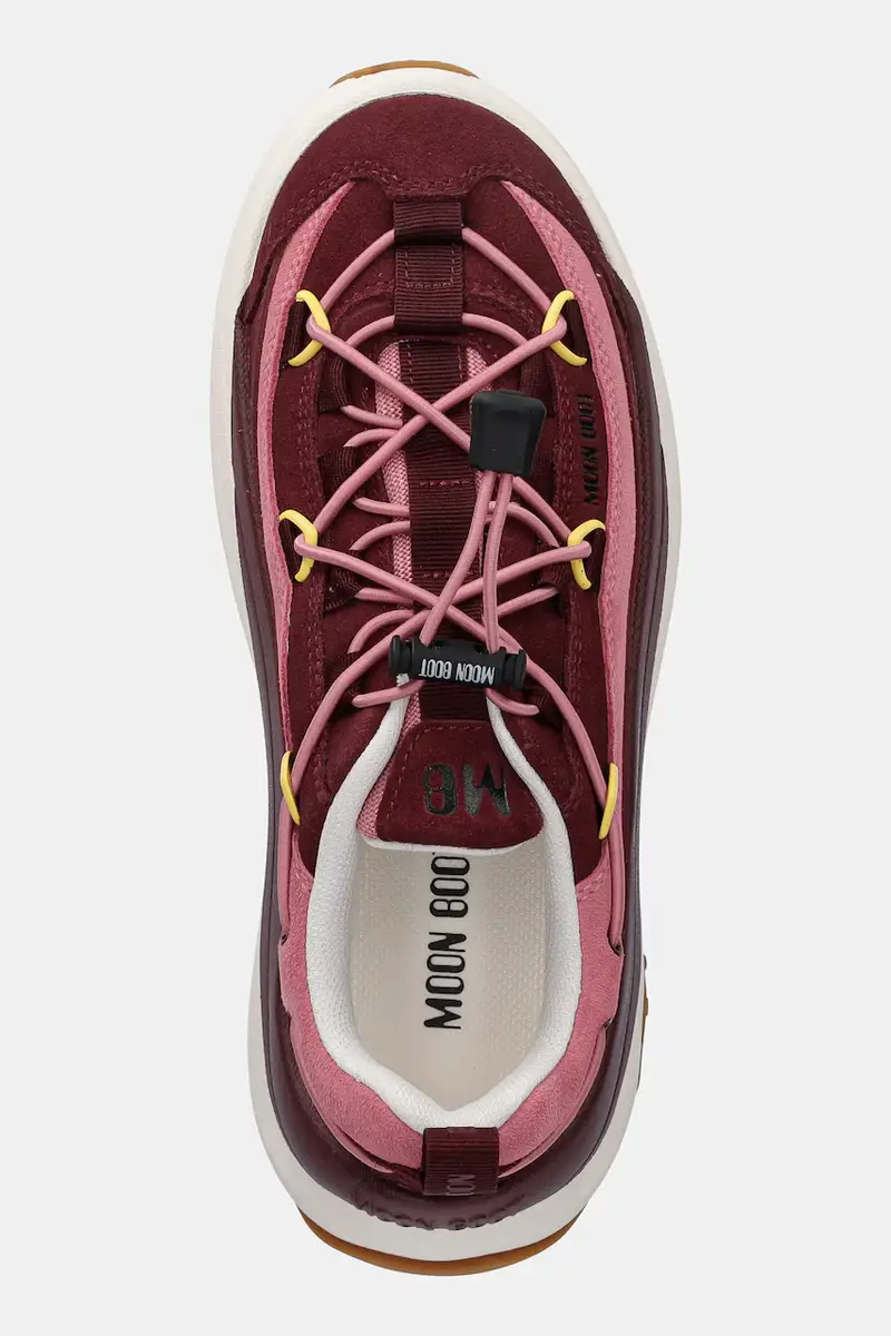 sneakers MB MOON247 XLACE colore granata 80D2490080 DJ01 miniatura 4