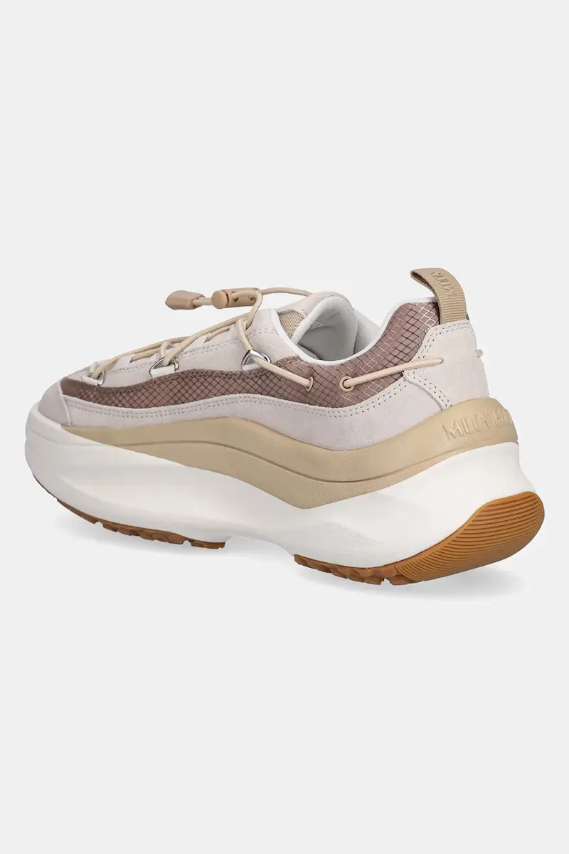 sneakers MB MOON247 XLACE colore granata 80D2490090 AH05 Beige miniatura 3