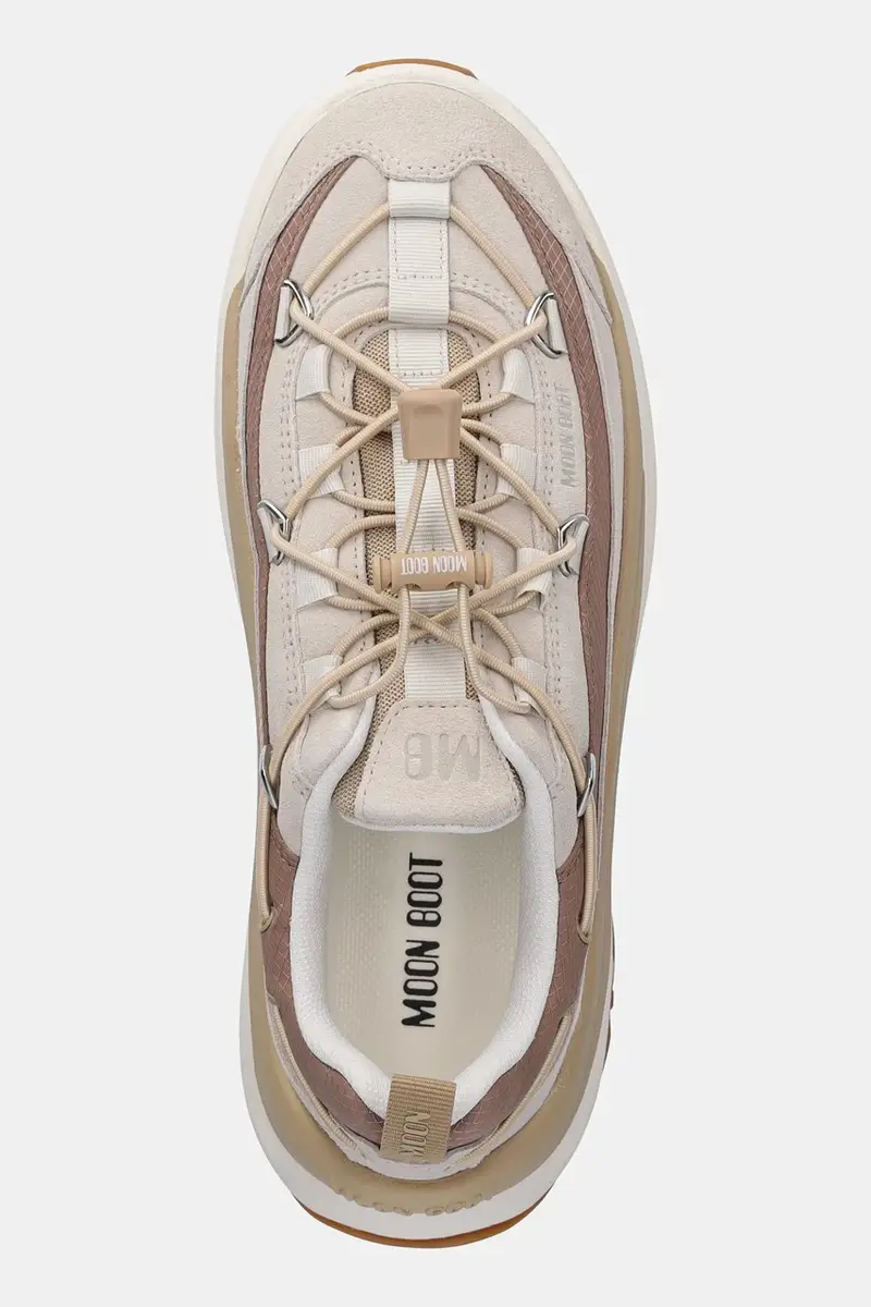 sneakers MB MOON247 XLACE colore granata 80D2490090 AH05 Beige miniatura 4