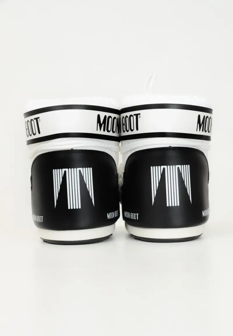 Stivale da neve ICON LOW bianco e nero per uomo e donna miniatura 2