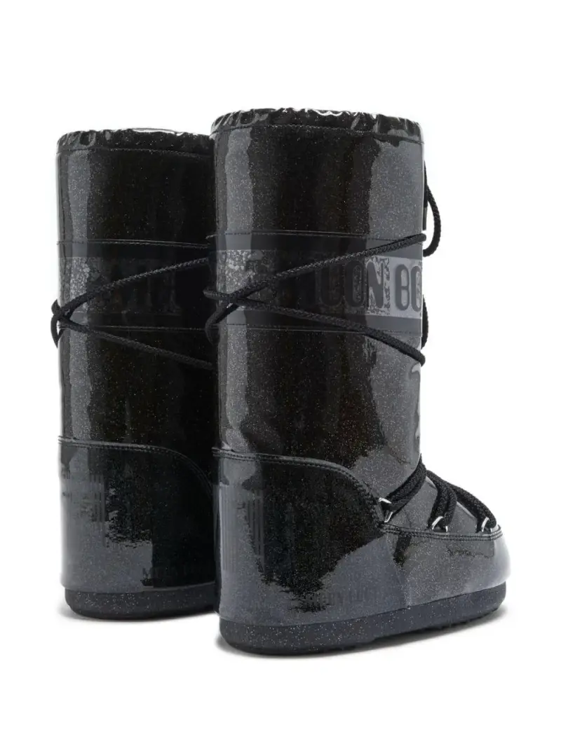 Stivale Moon Boot Icon Glitter Nero miniatura 3