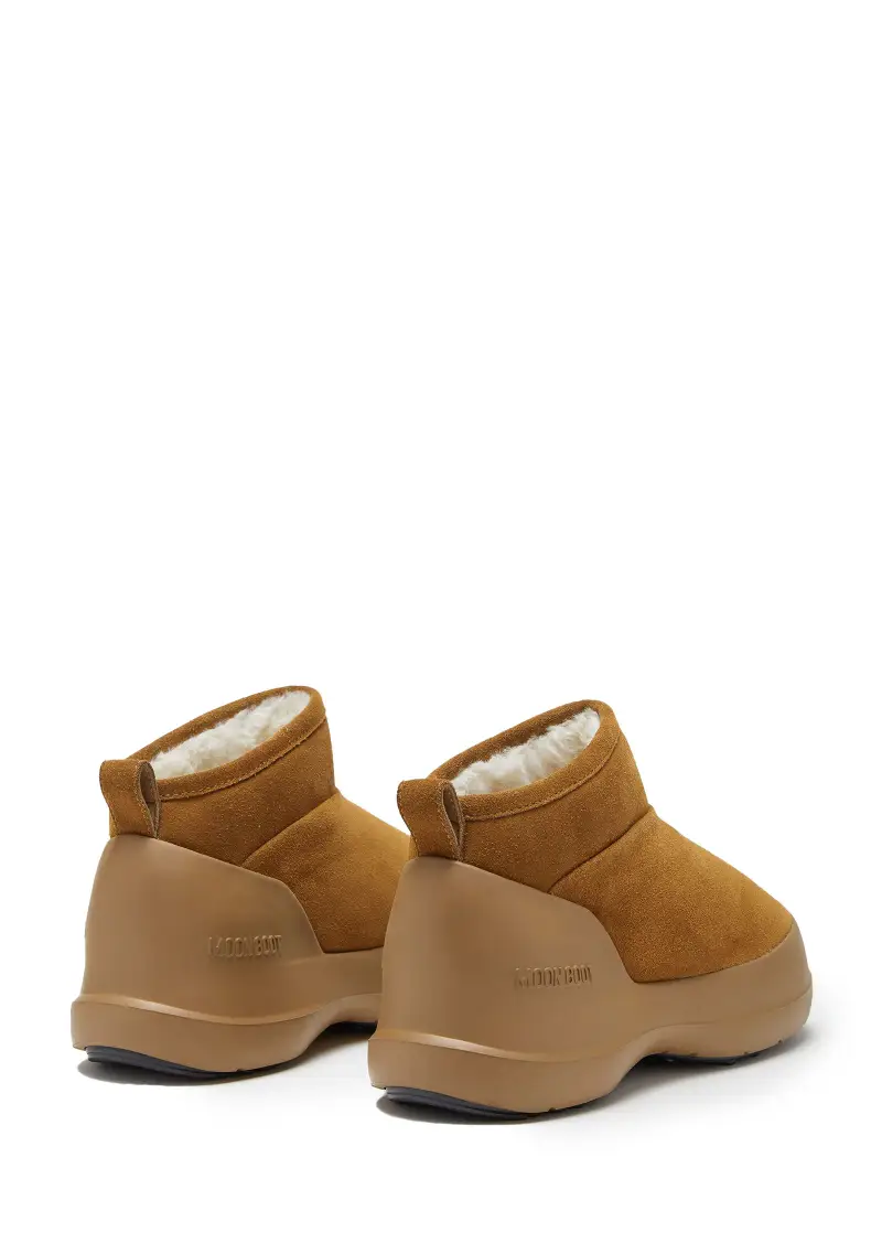 Moon Boot Stivaletto Donna Cognac in Pelle Scamosciata miniatura 3