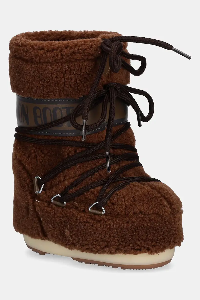 stivali da neve bambini MB ICON FLEECE Marrone