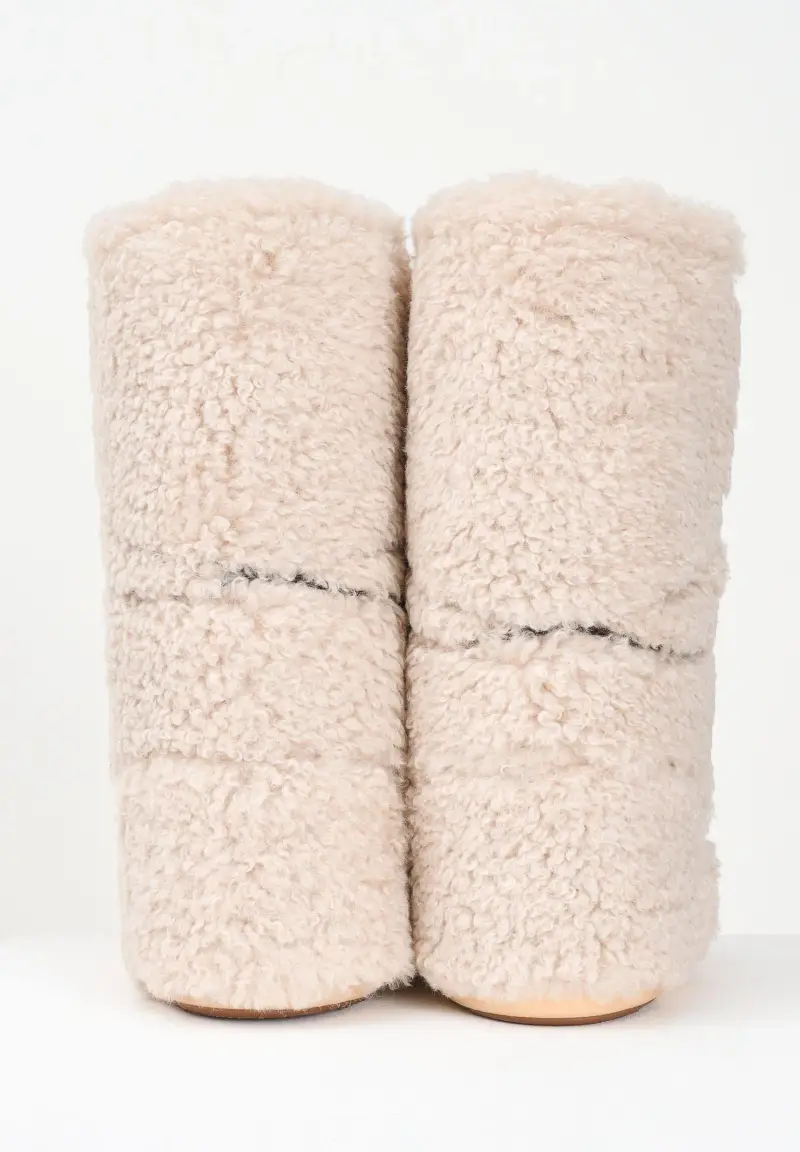 Stivali da neve ICON CURLY EXTRA beige da donna miniatura 2