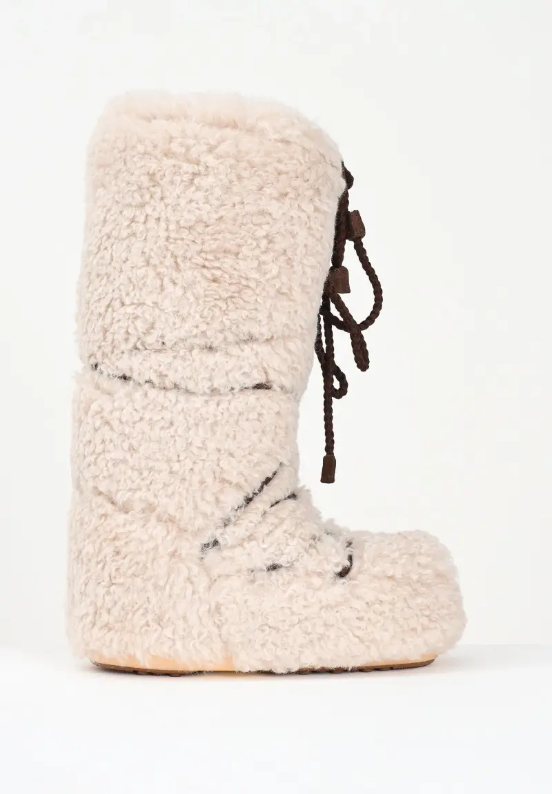 Stivali da neve ICON CURLY EXTRA beige da donna miniatura 3