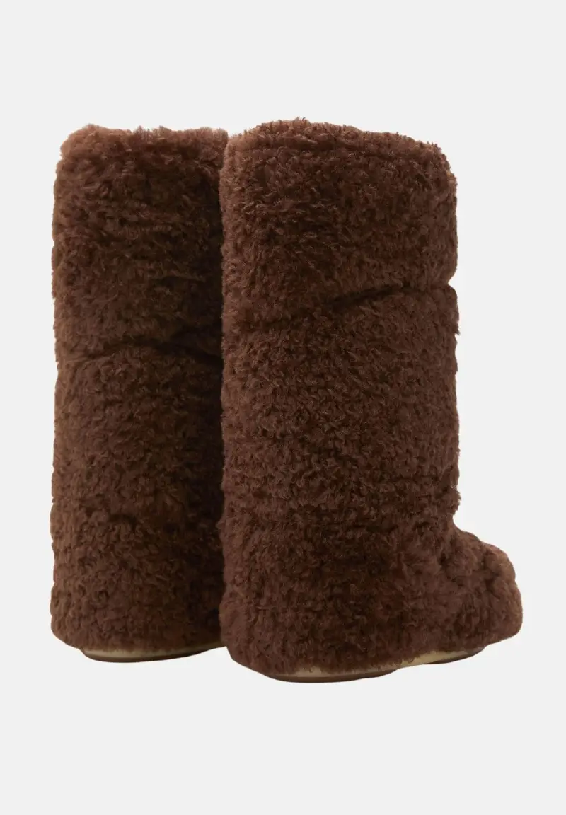 Stivali da neve ICON CURLY EXTRA marroni da donna miniatura 2