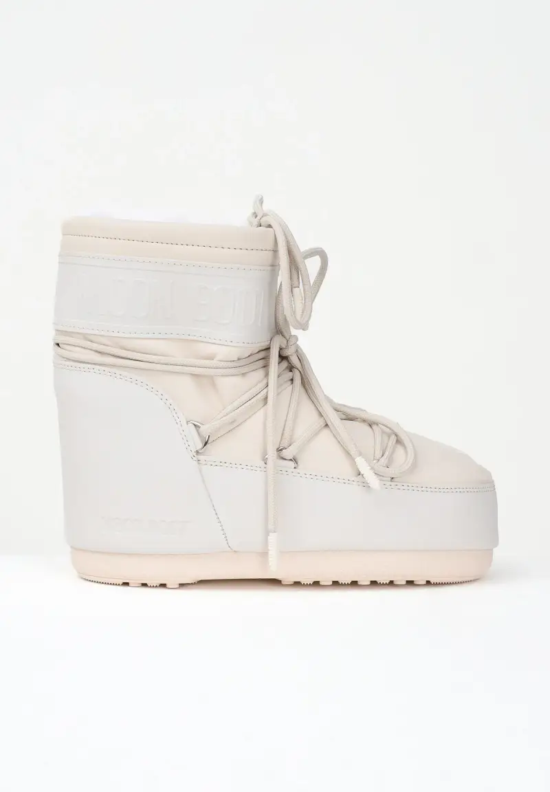 Stivali da neve ICON LOW RUBBER panna da donna miniatura 3