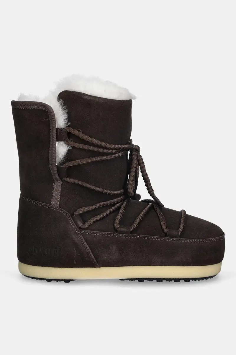 stivali da neve in camoscio MB EVX BOOT SUEDE / SHEARLING colore marrone 80D1470050 M010 miniatura 2