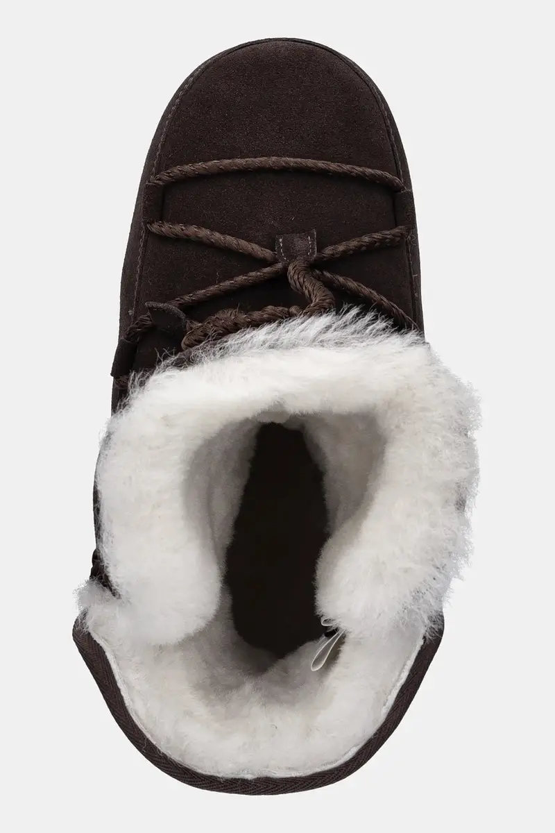 stivali da neve in camoscio MB EVX BOOT SUEDE / SHEARLING colore marrone 80D1470050 M010 miniatura 4