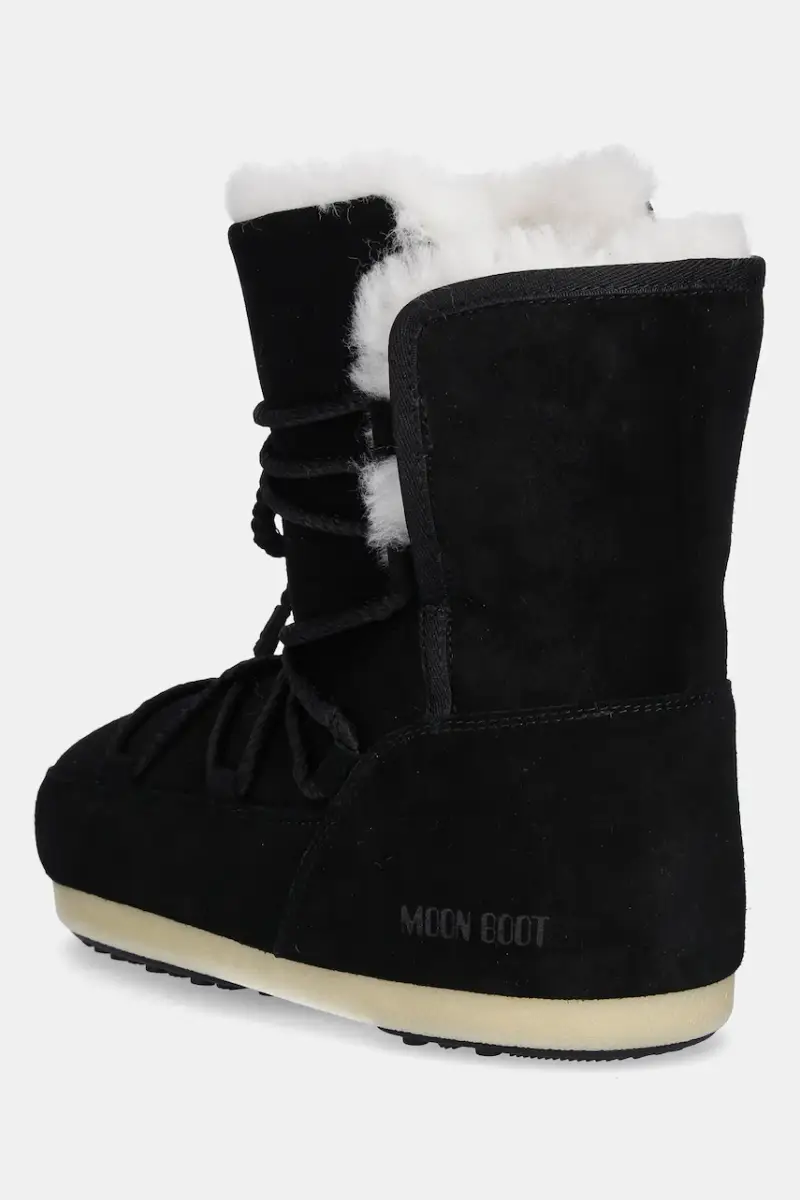 stivali da neve in camoscio MB EVX BOOT SUEDE / SHEARLING colore nero 80D1470050 N001 miniatura 3