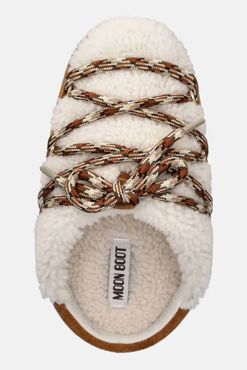 stivali da neve in camoscio MB EVX MULE SHEARLING colore marrone 80D1470100 MA03 miniatura 4