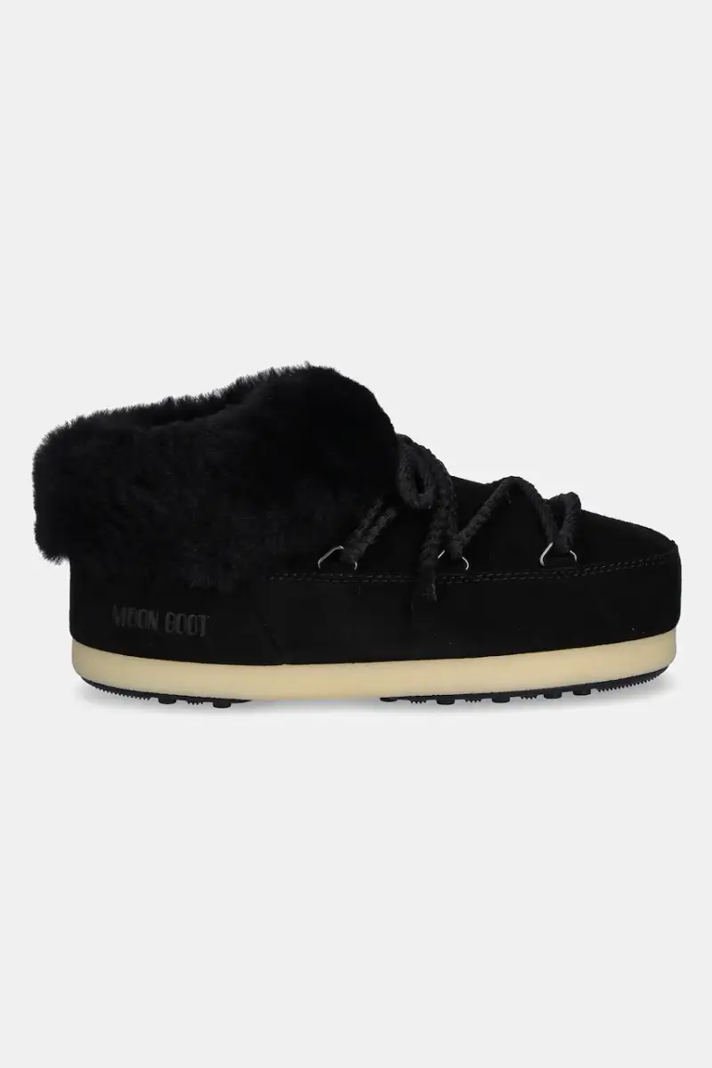 stivali da neve in camoscio MB EVX MULE SUEDE colore nero 80D1470090 NL02 miniatura 2
