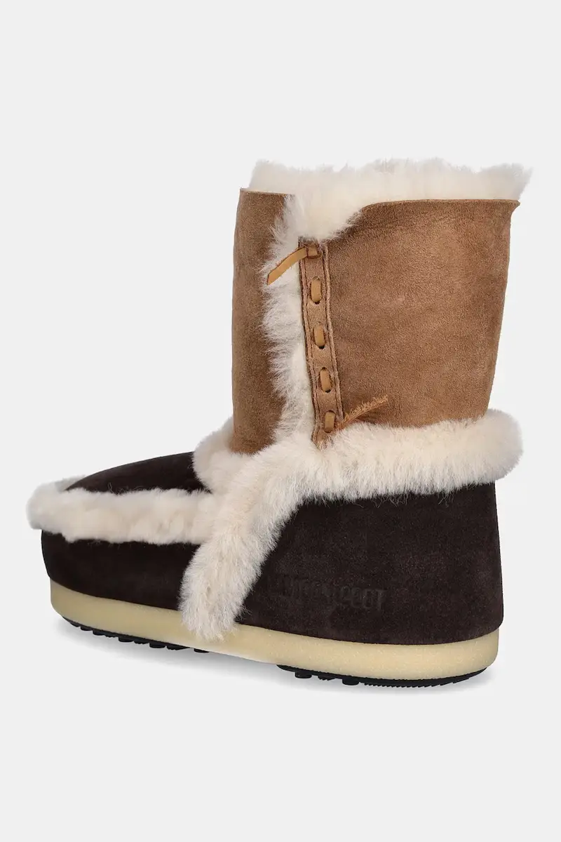 stivali da neve in camoscio MB EVX PATCH colore marrone 80D1470060 MM05 miniatura 3