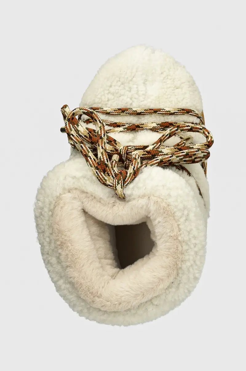 stivali da neve in camoscio MB ICON LOW SHEARLING colore marrone 80D1409580 MA03 miniatura 4