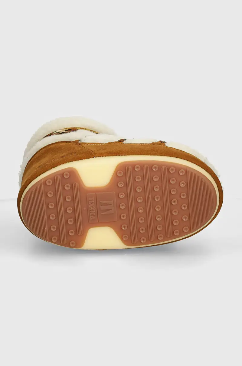 stivali da neve in camoscio MB ICON LOW SHEARLING colore marrone 80D1409580 MA03 miniatura 5