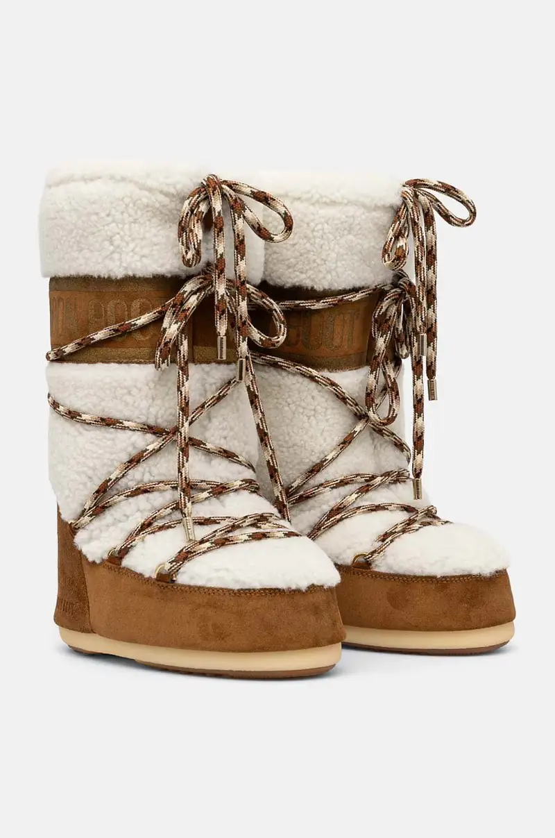 stivali da neve in camoscio MB ICON SHEARLING Marrone miniatura 2