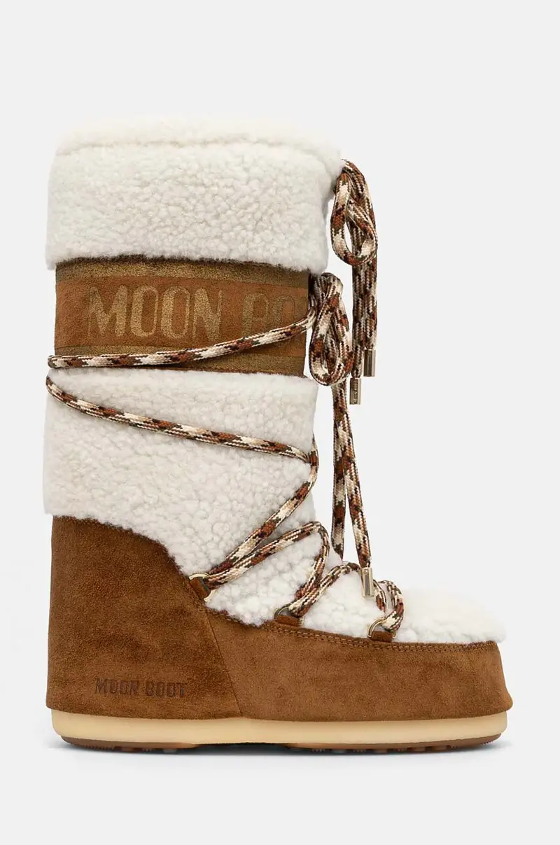 stivali da neve in camoscio MB ICON SHEARLING Marrone