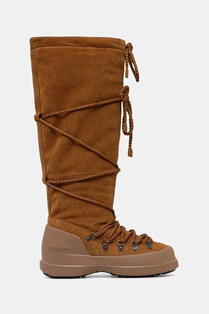 stivali da neve in camoscio MB LUNA BOOT EXTRA SUEDE colore marrone 80D2480200 M008 miniatura 2