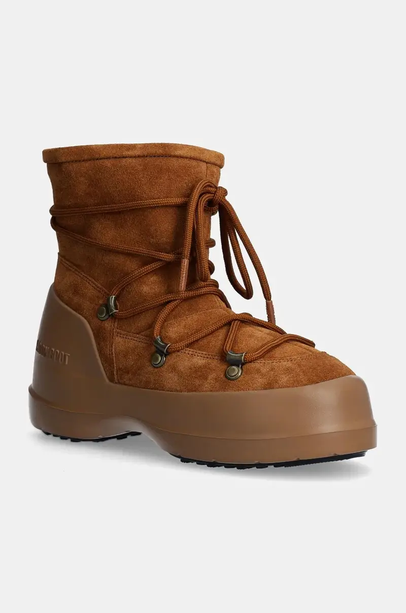 stivali da neve in camoscio MB LUNA BOOT SUEDE colore marrone 80D2480030 M008