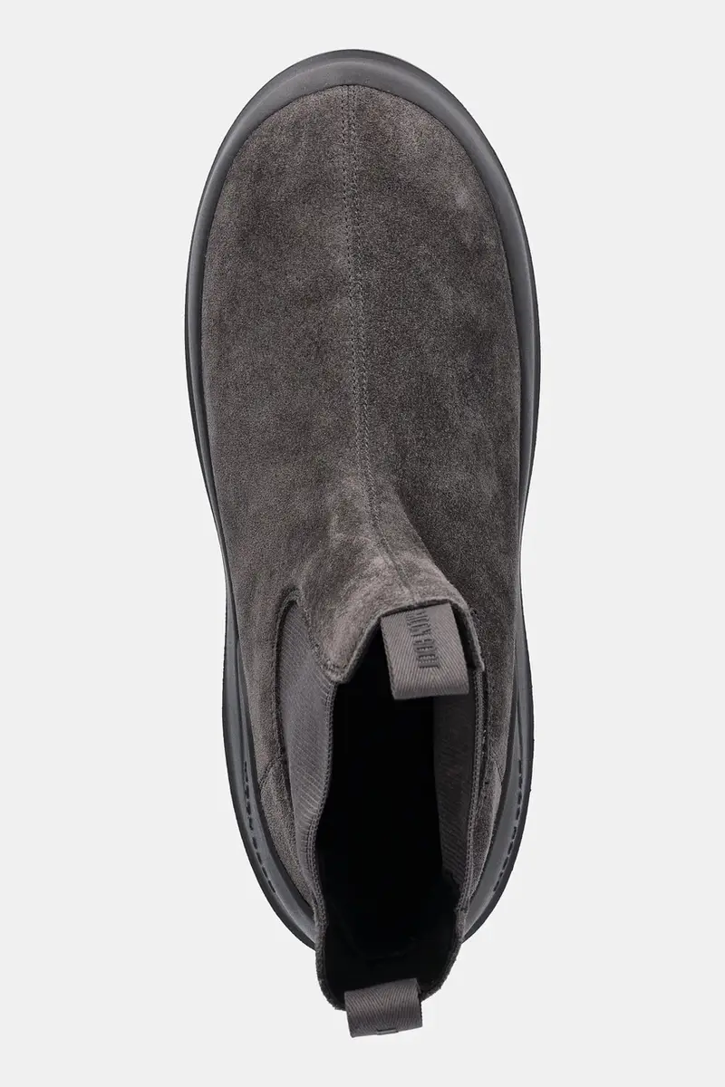 stivali da neve in camoscio MB LUNA CHELSEA SUEDE colore grigio 80D2480050 H005 miniatura 4