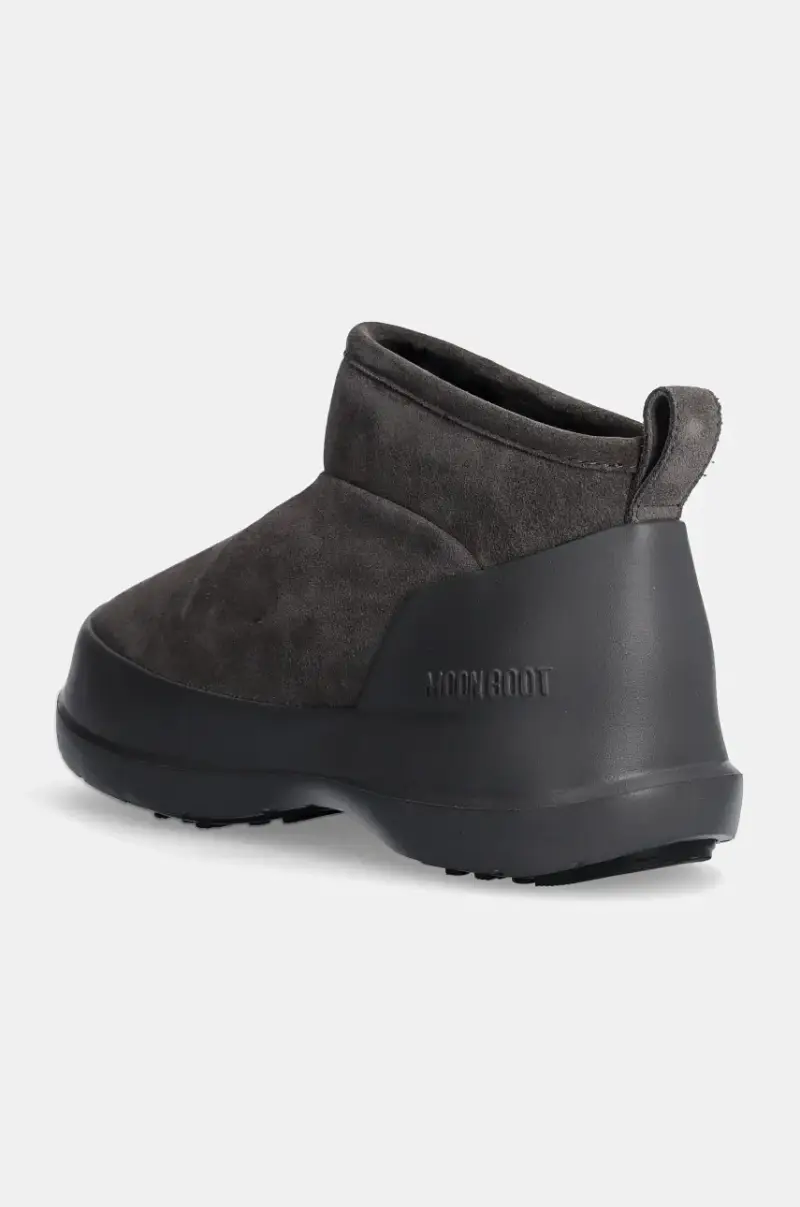 stivali da neve in camoscio MB LUNA LOW BOOT SUEDE colore grigio 80D2480040 H005 miniatura 3